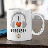 Caneca I Love Podcasts - Café Belgrado