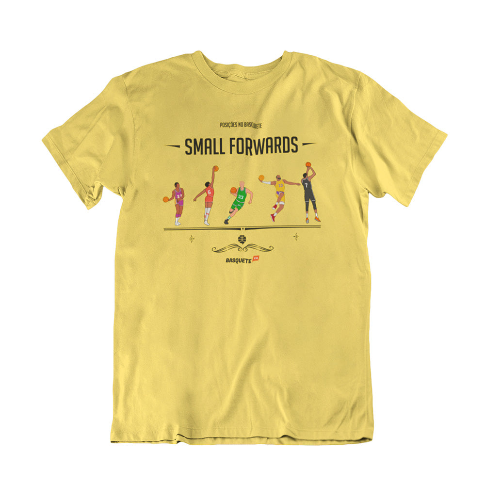 Camiseta Posições do Basquete - Small Forwards - Basquete FM