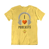 Camiseta I Love Podcasts - Café Belgrado