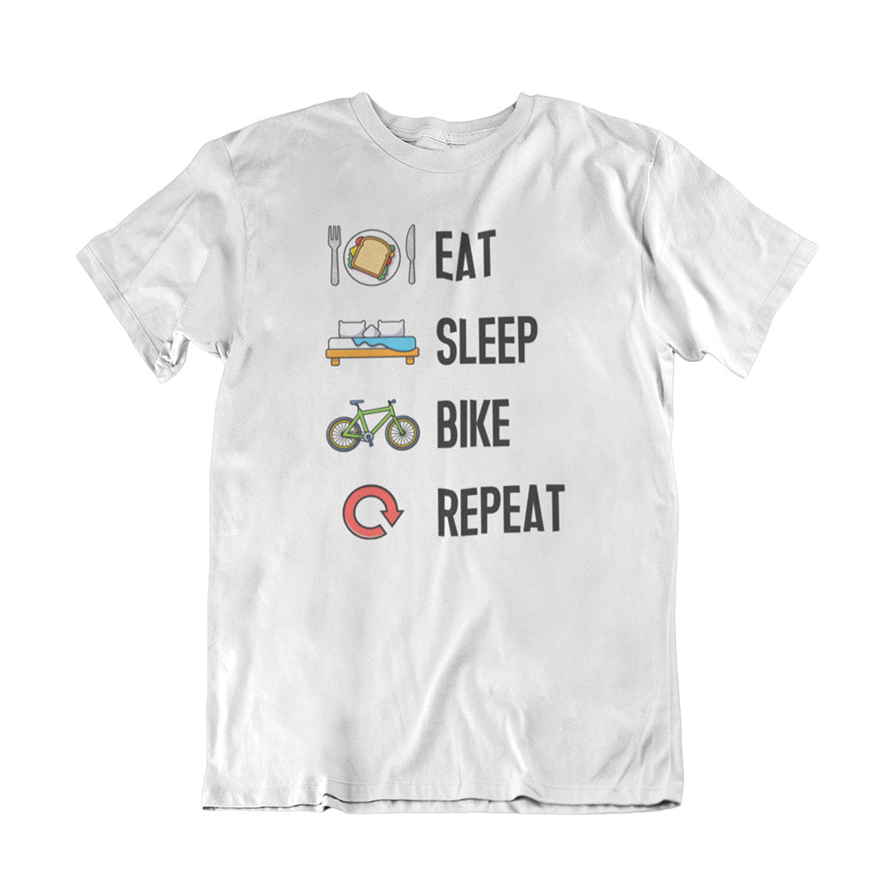 Camiseta Eat, Sleep, Bike, Repeat