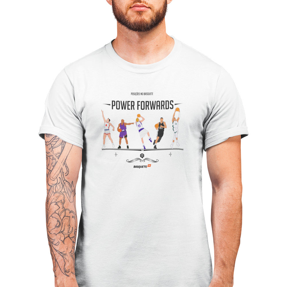 Camiseta Posições do Basquete - Power Forwards - Basquete FM