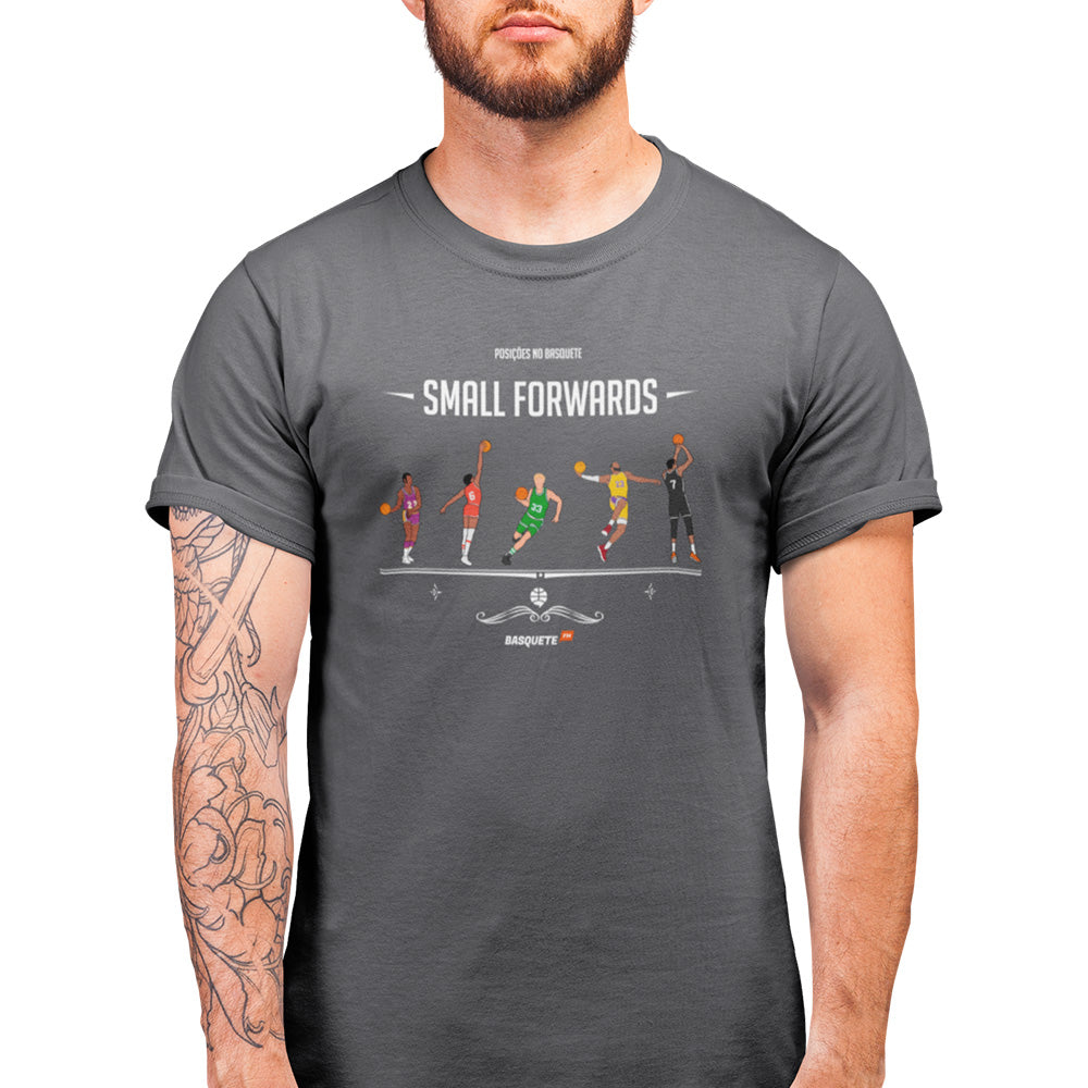 Camiseta Posições do Basquete - Small Forwards - Basquete FM