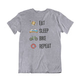 Camiseta Eat, Sleep, Bike, Repeat