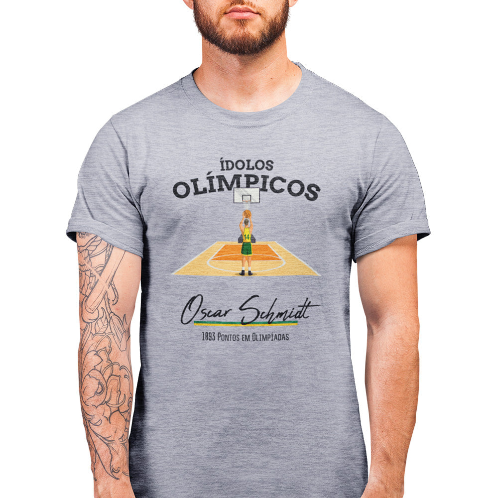 Camiseta Ídolos Olímpicos - Oscar Schmidt