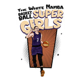 Baby Look Basketball Super Girls - The White Mamba
