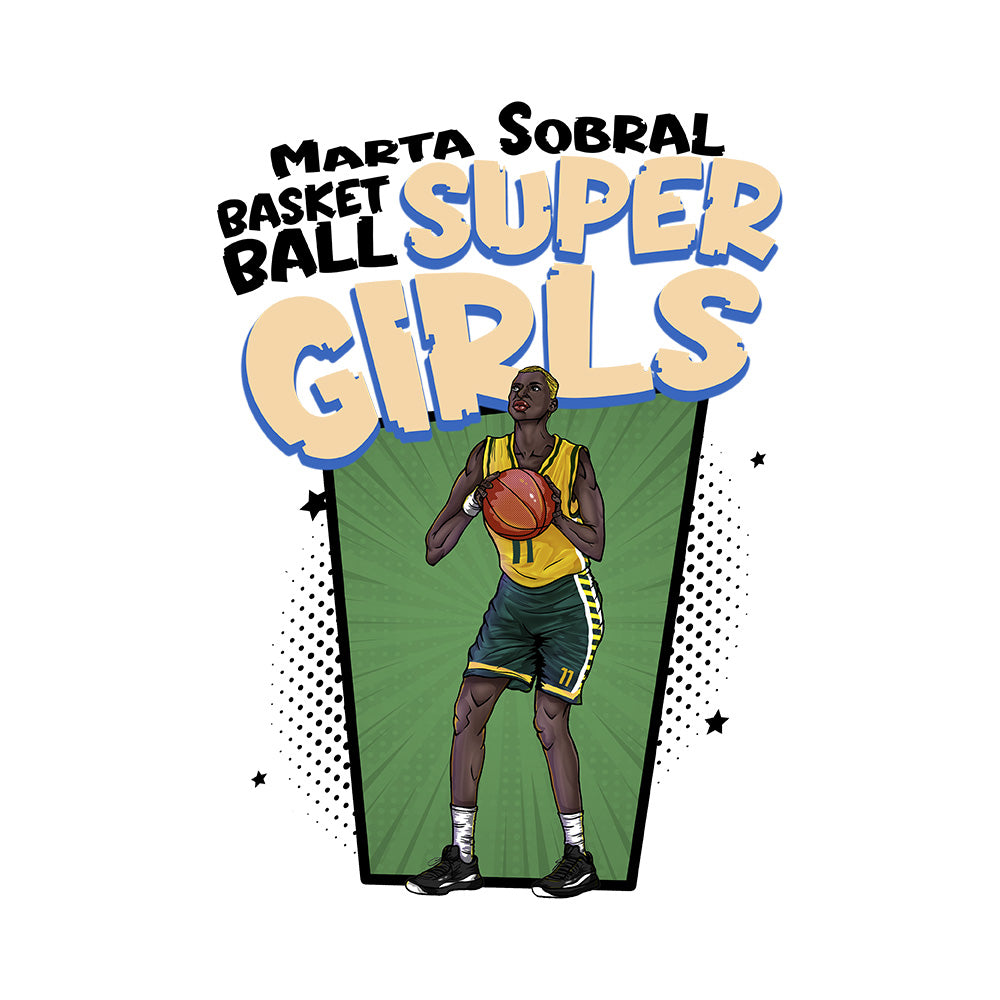 Baby Look Basketball Super Girls - Marta Sobral