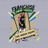 Camiseta Franchise Super Heroes - The Greek Freak
