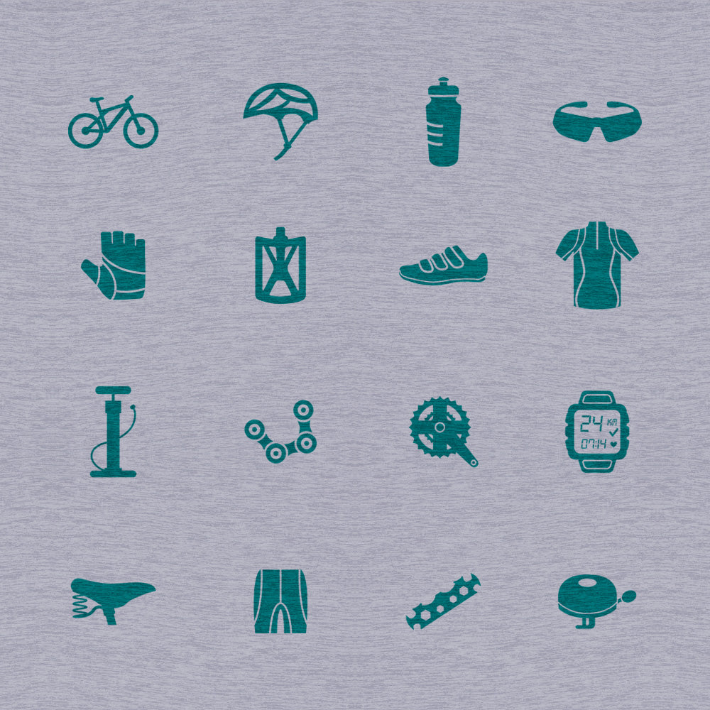 Camiseta Bike Icons