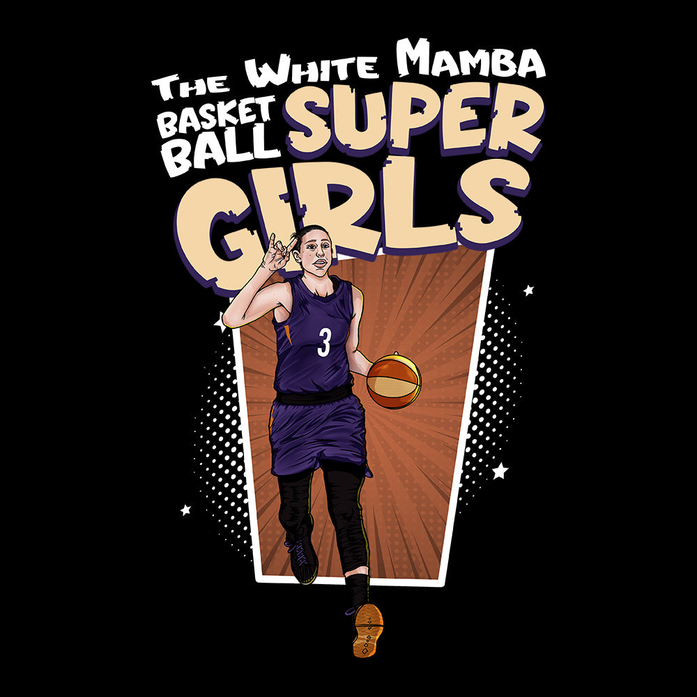 Baby Look Basketball Super Girls - The White Mamba