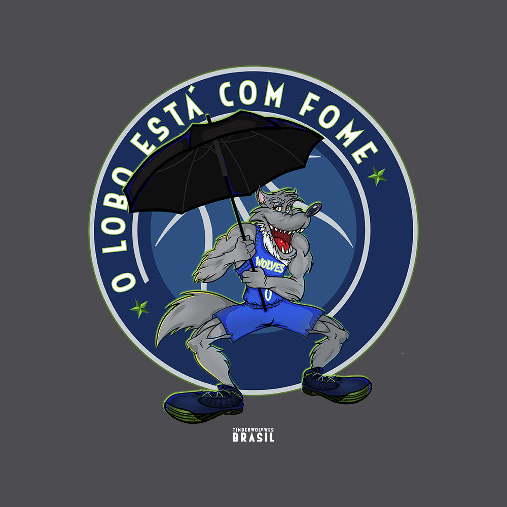 Camiseta O Lobo está com fome - Timberwolves Brasil