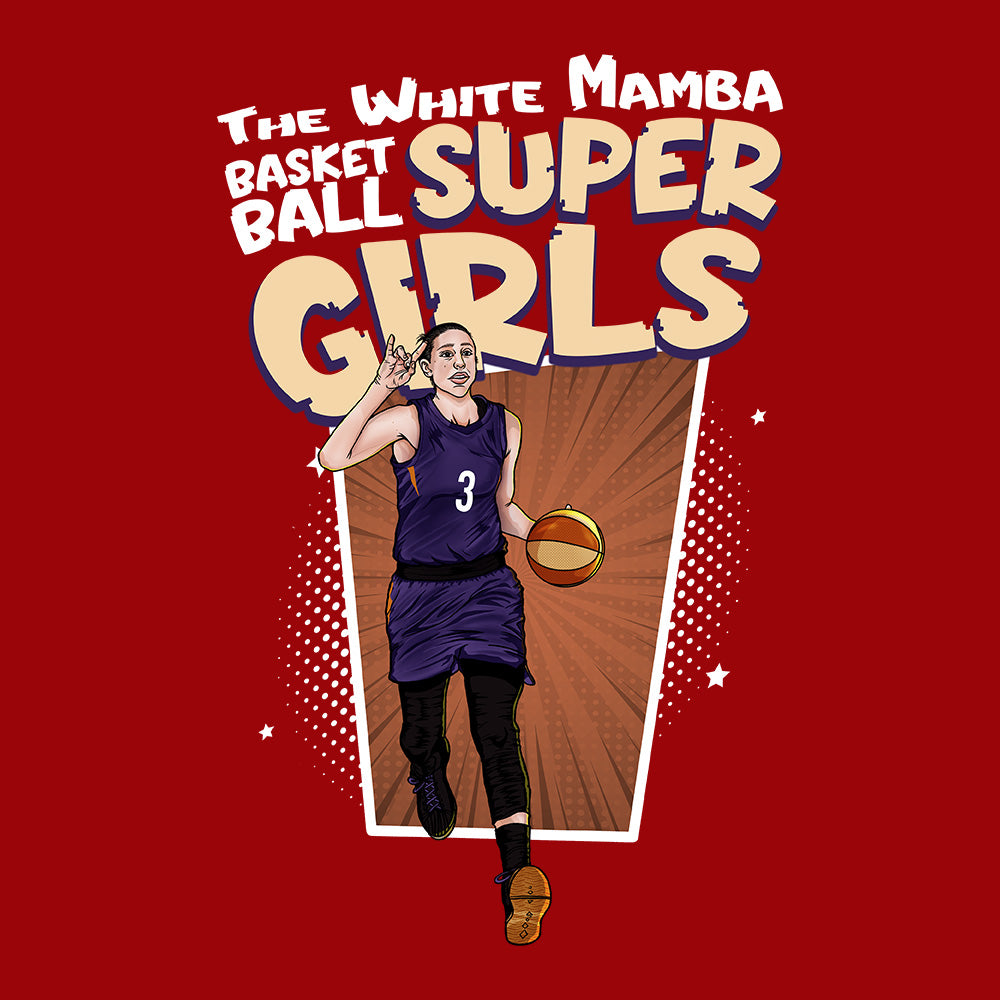 Camiseta Basketball Super Girls - The White Mamba