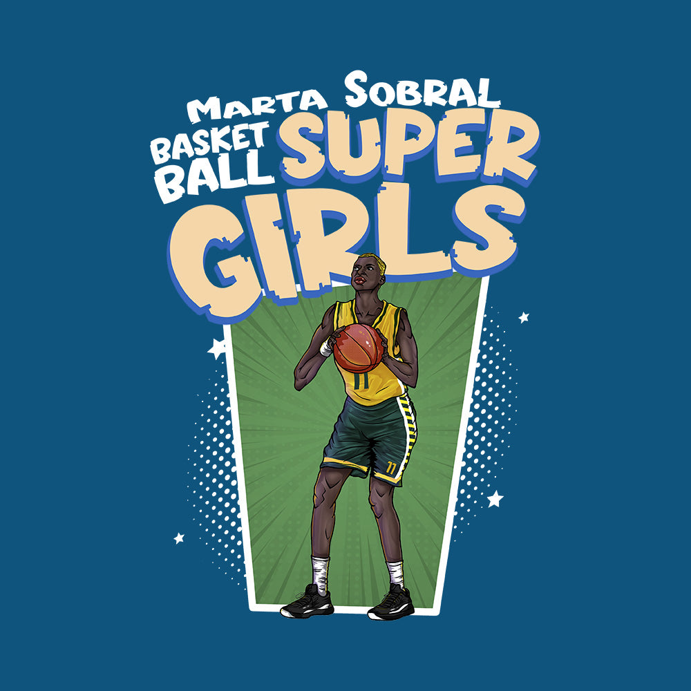 Baby Look Basketball Super Girls - Marta Sobral