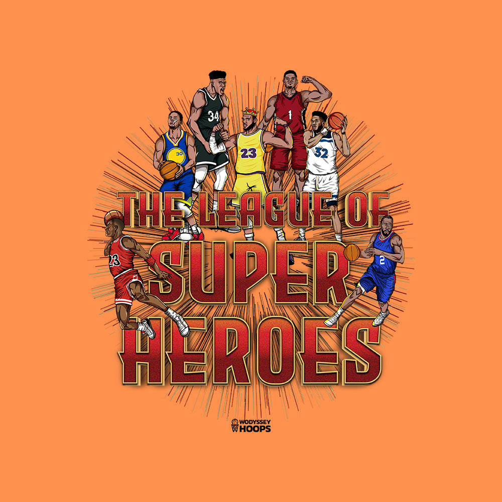 Camiseta The League of Super Heroes