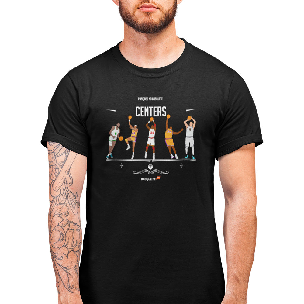 Camiseta Posições do Basquete - Centers - Basquete FM