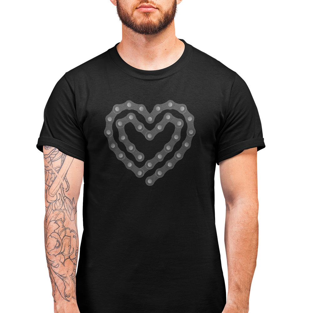 Camiseta Bike Chain Heart